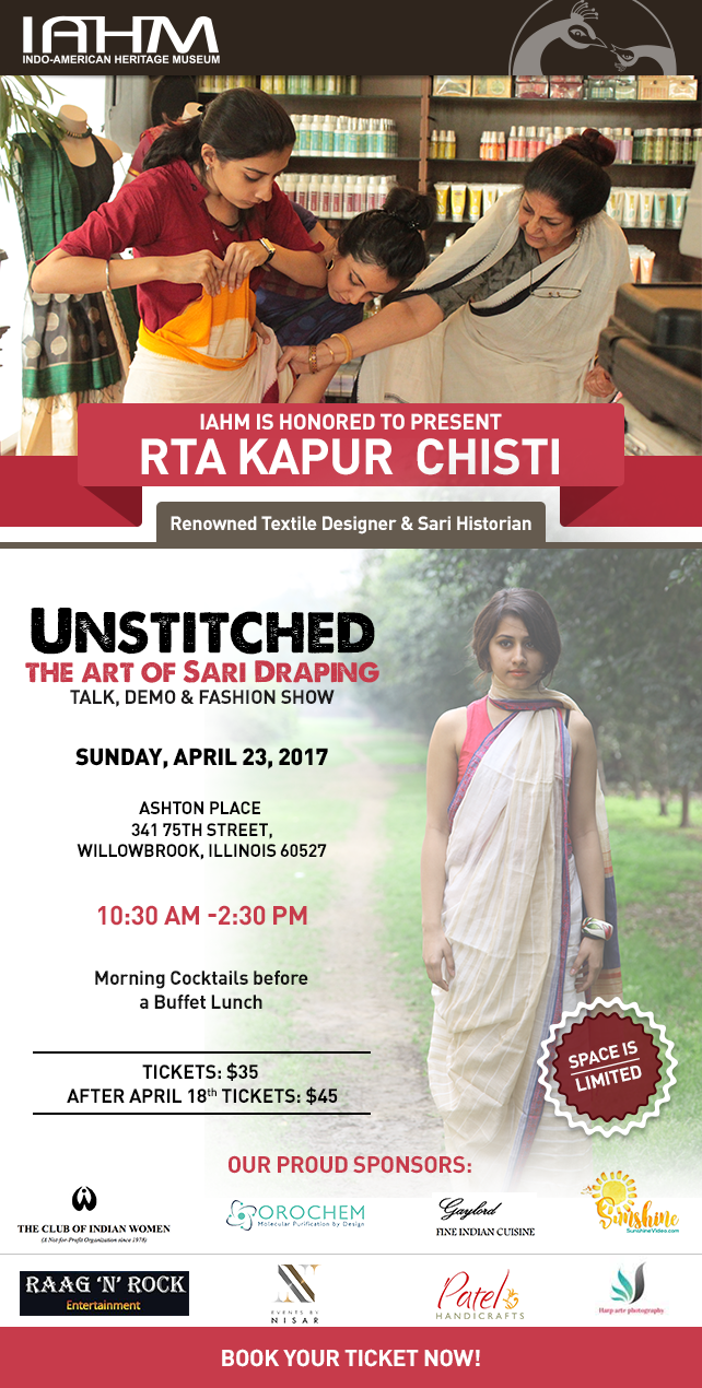Unstiched: the Art of Sari Draping